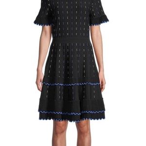 Shoshanna maria, ruffle, knit dress
